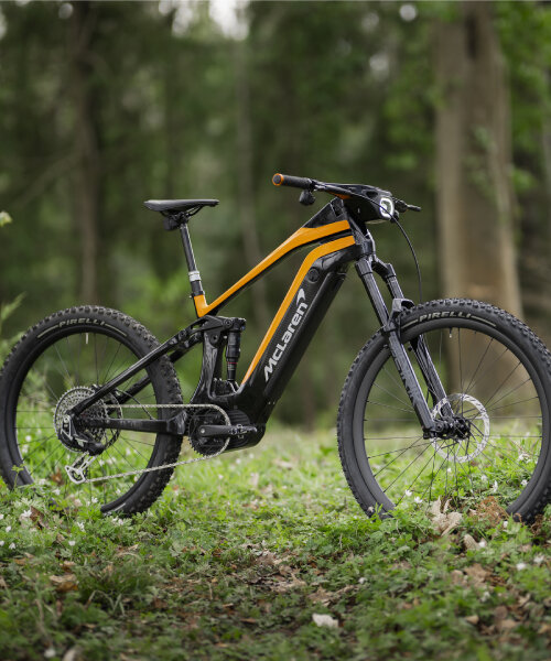 mclaren presents its first-ever hyper e-bikes for mountain trails and off-road tracks