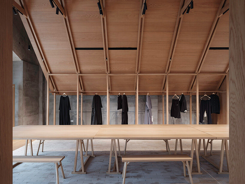 neri&hu designs minimalist, nature-inspired retail interiors in Shanghai