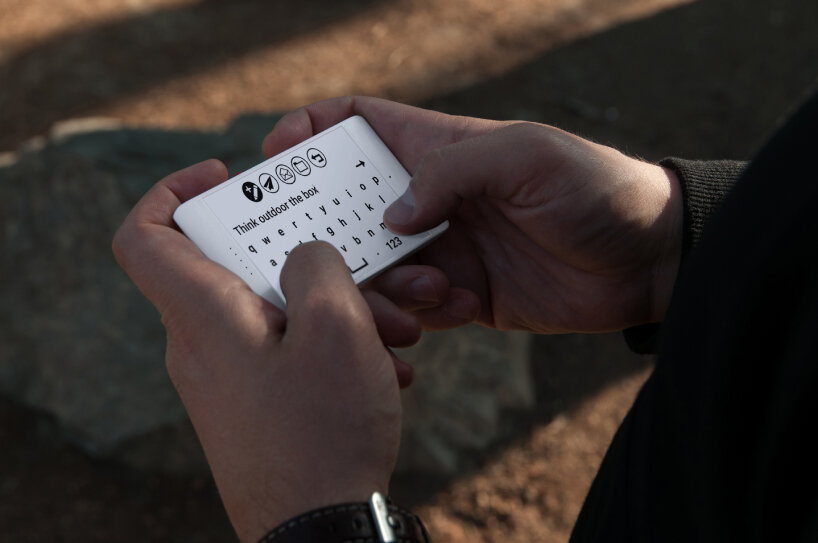 offone 3d-printed phone e-ink display marko lazic