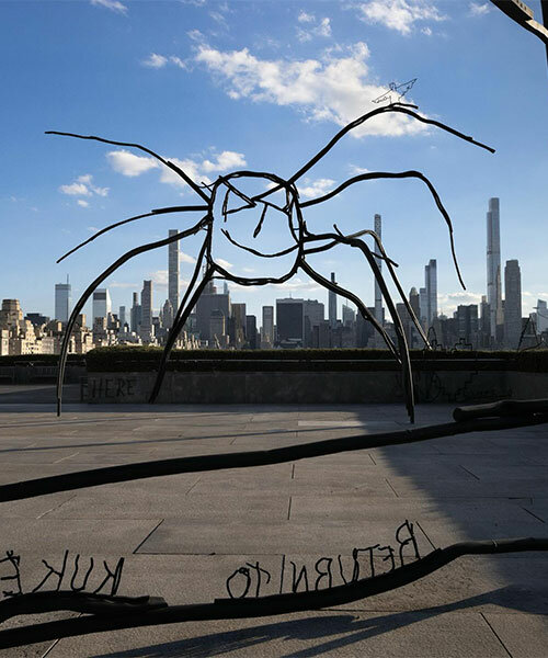 petrit halilaj's doodle sculptures evoke childhood memories at the MET museum rooftop
