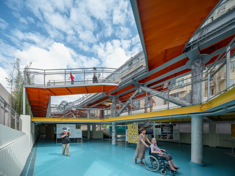 Liu Yuyang Architects transforma la antigua línea ferroviaria de Shanghai en una zona peatonal similar a una vid