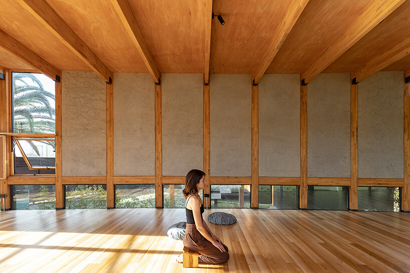 RAMA estudio's rammed-earth yoga studio is a wellness oasis in ecuador