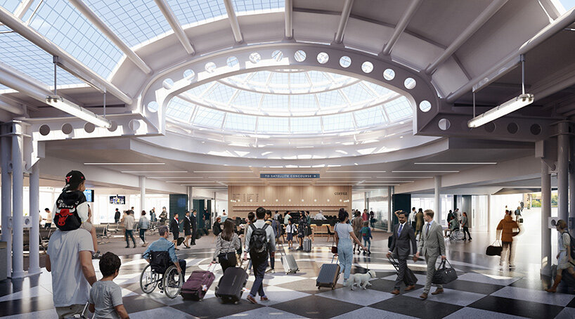 SOM shares design for new satellite concourse at chicago o’hare