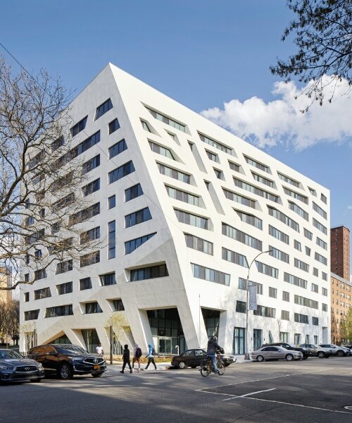 studio libeskind's contorting affordable senior housing complex opens in brooklyn