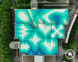 concrete to culture takes over 3,000 sqm rooftop with largest graffiti mural in bulgaria