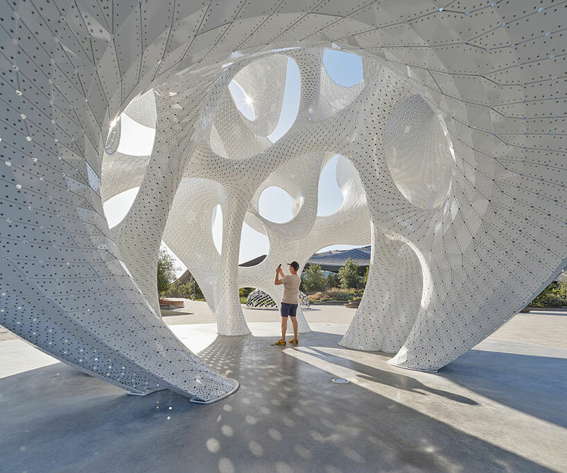 MARC FORNES / THEVERYMANY sculpts 'the orb' pavilion at google's campus