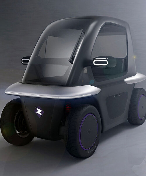 here’s zigy, a single-seater electric urban vehicle that can navigate congested city streets