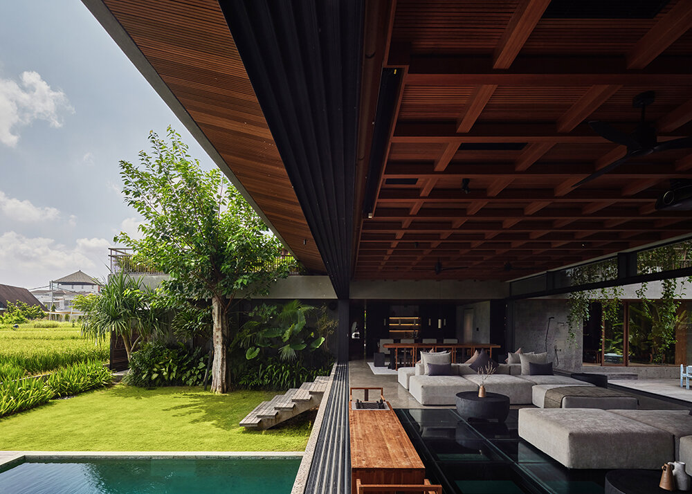 alexis dornier's freebird house in bali weaves tropical modernism with japanese accents