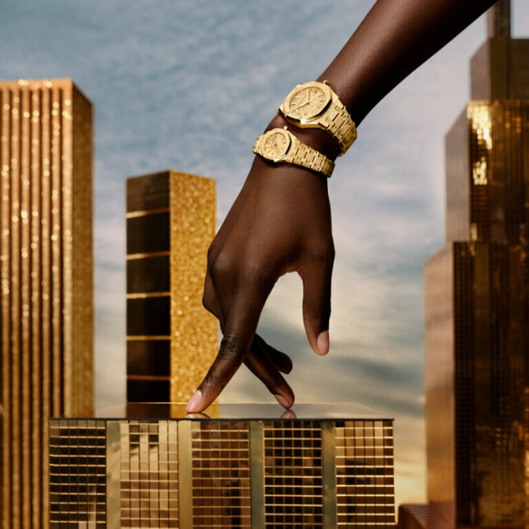 a golden pavilion welcomes audemars piguet’s 18-karat watch series and ...