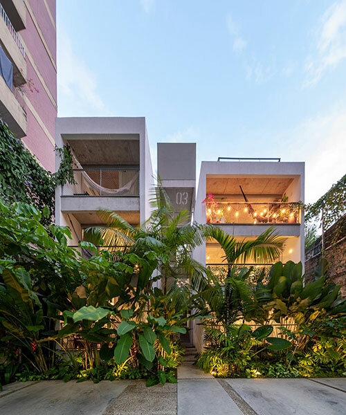brazilian flora envelops community living project by laurent troost architectures