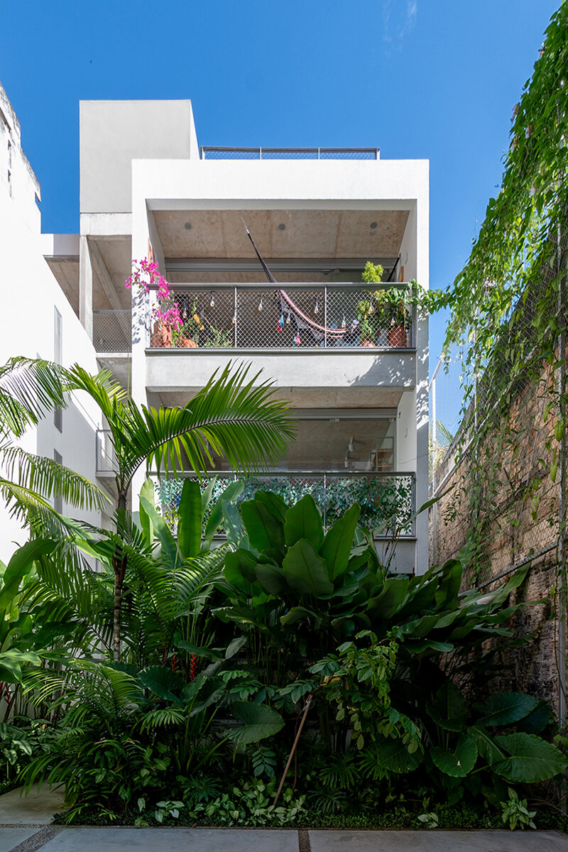 brazilian flora envelops community living project by laurent troost architectures