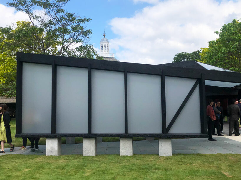 Primer vistazo: designboom dentro del Pabellón Serpentine 2024 de Mass Studies