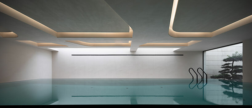 billowing interior redefines spatial margins within chinese residence