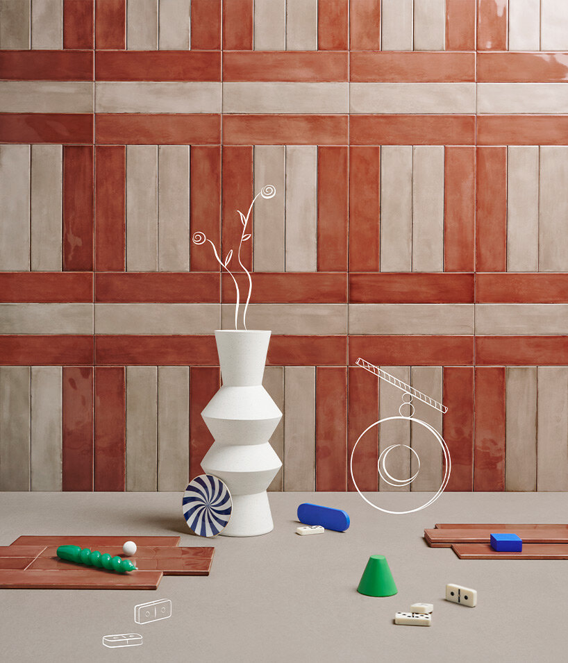 iris ceramica combines mixed media to stage emotion in ceramic surface design