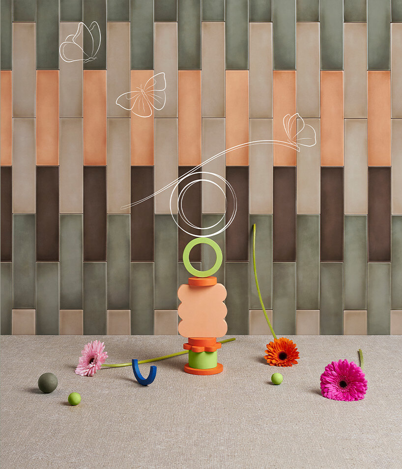 iris ceramica combines mixed media to stage emotion in ceramic surface design