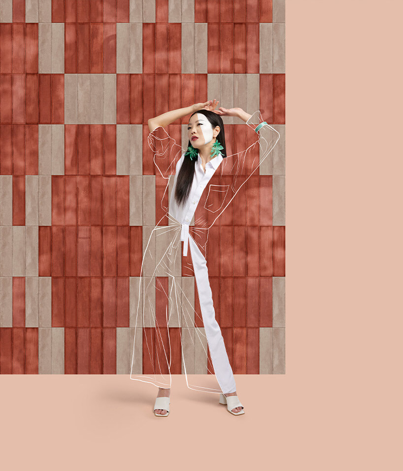 iris ceramica combines mixed media to stage emotion in ceramic surface design