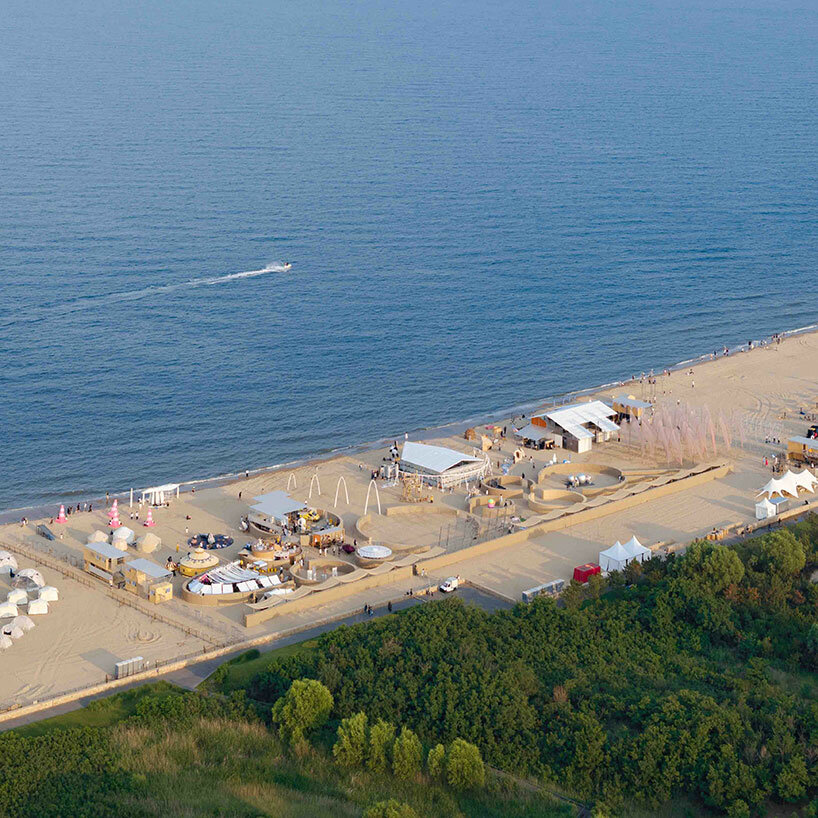 MAD's ma yansong returns to aranya theater festival with circular open-air sand city