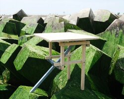 tomoko azumi: birdhouse made from reclaimed roof tiles