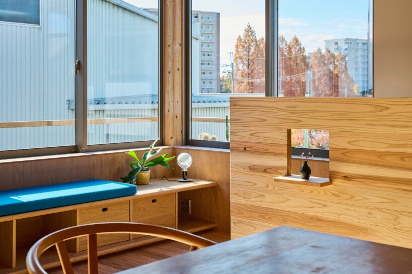 adaptable living spaces accommodate growing family in ninkipen!'s compact home in osaka