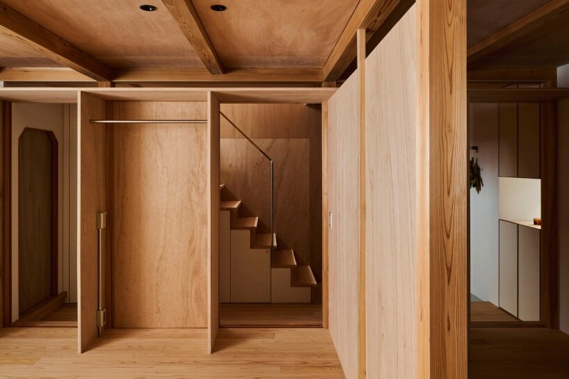 adaptable living spaces accommodate growing family in ninkipen!'s compact home in osaka
