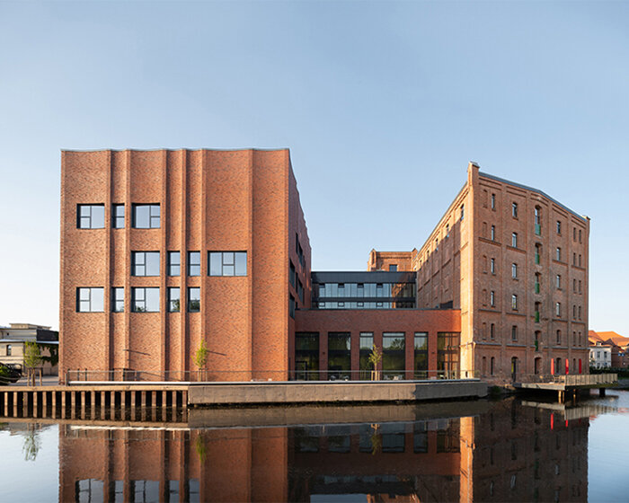parchim cultural hub expansion revitalizes historic red brick mill from 1897 in germany