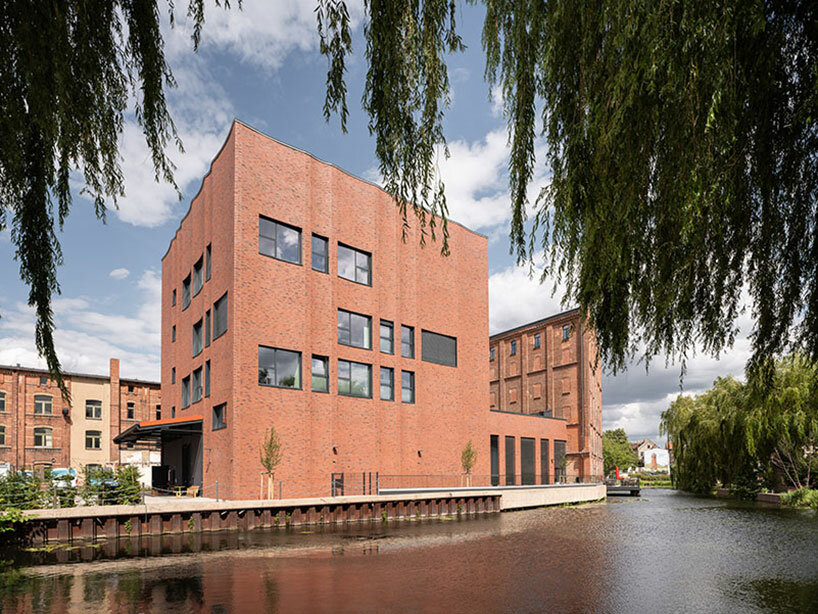 parchim cultural hub expansion revitalizes historic red brick mill from 1897 in germany