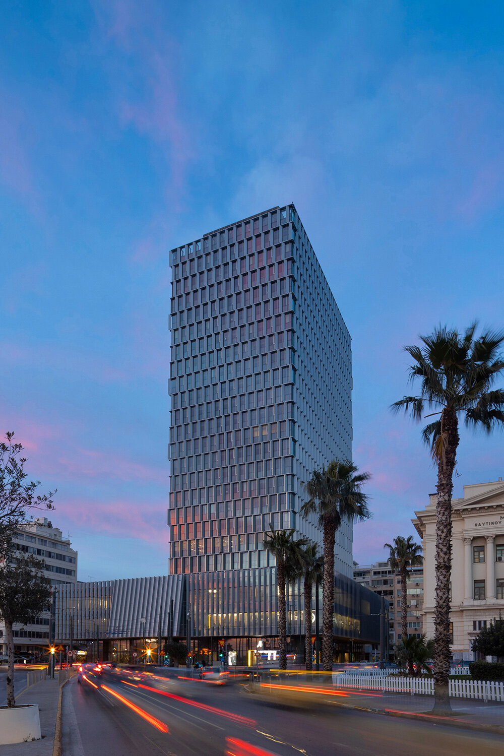 piraeus tower designboom