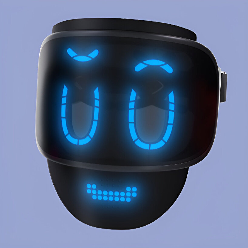 qudi mask 2 led display pixelated emoticons