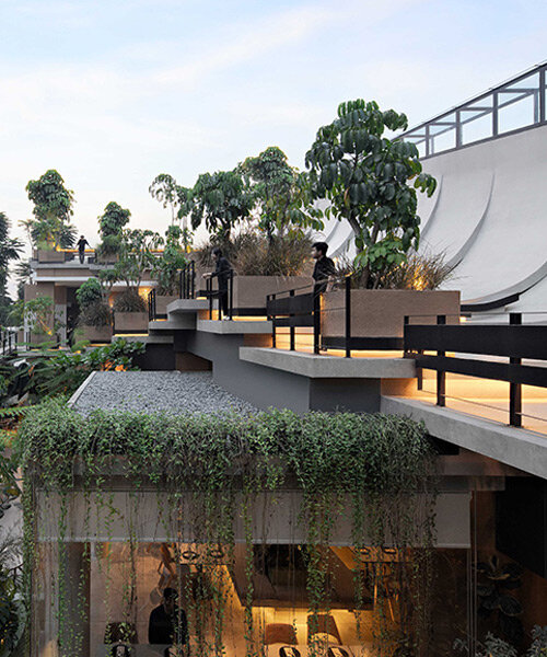 RAD+ar blends multi-leveled commercial garden into indonesia’s tropical landscape