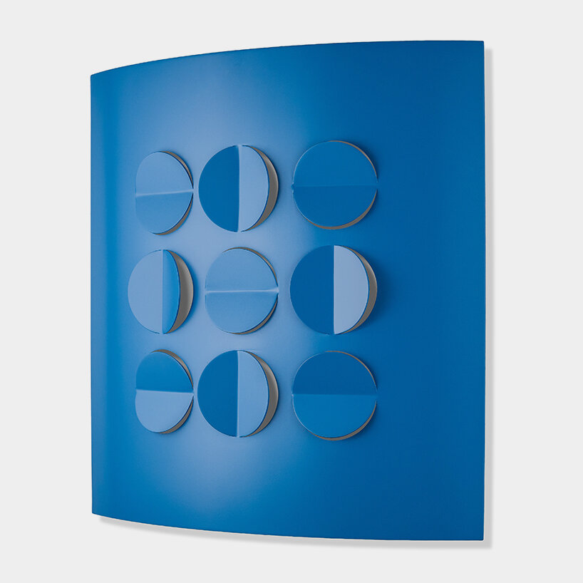 rashid al khalifa's colorful 'circular simplicity' exhibition orbits around precision of repetition