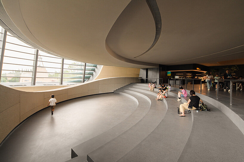 undulating facade simulates eyes of chinese relics in sanxingdui museum renovation