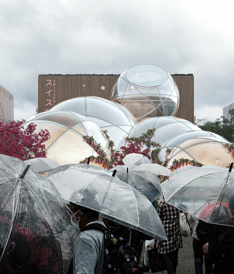 swiss pavilion welcomes visitors inside spheres at expo 2025 osaka