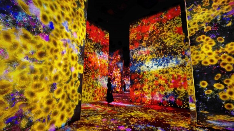 kaleidoscopic fusion of technology, art, and nature for teamlab borderless jeddah