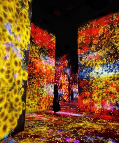 teamlab's kaleidoscopic fusion of technology, art, and nature for 'a museum without borders' in jeddah
