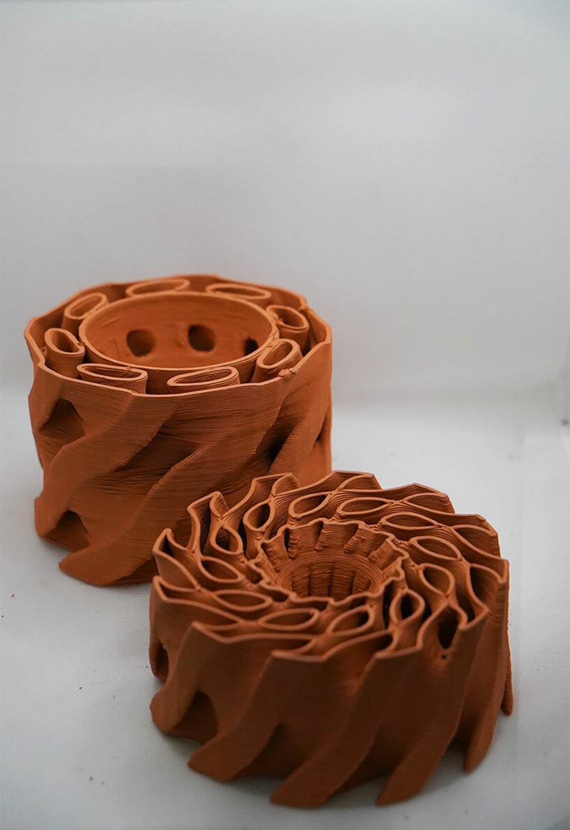 bartlett student draws from termite mounds to form 3D printed ceramic cooling solutions