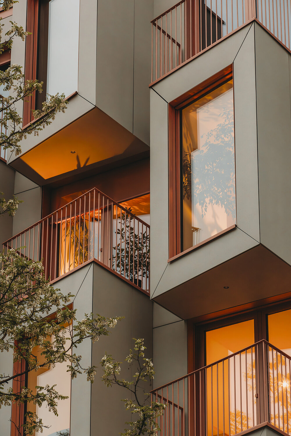 UNStudio Adds Jutted Concrete And Copper Blocks Across Van B Residences ...