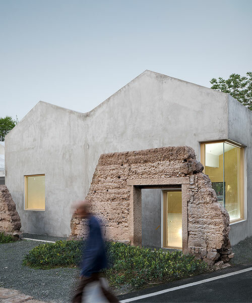 villagers' home by UAD grows out of ancient mud house remnants in rural china