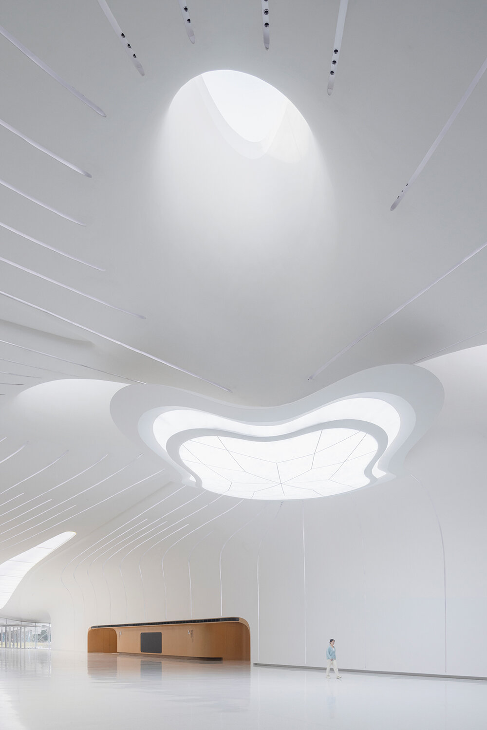 MAD architects drapes beijing's ZGC innovation center with a floating, clover-like roof