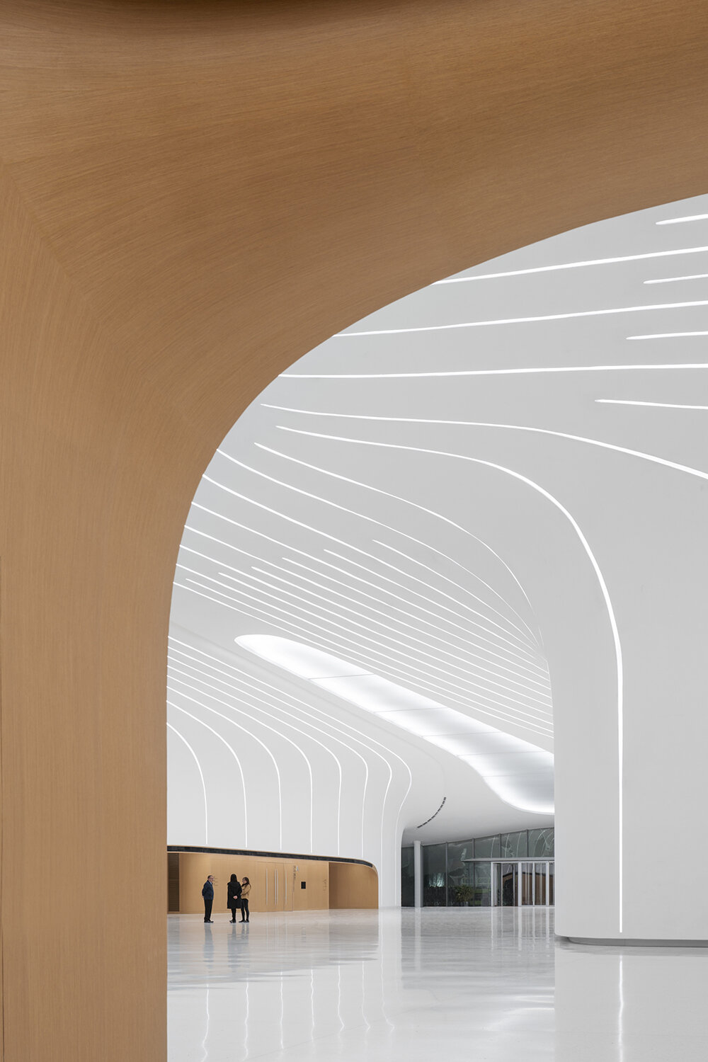 MAD architects drapes beijing's ZGC innovation center with a floating, clover-like roof