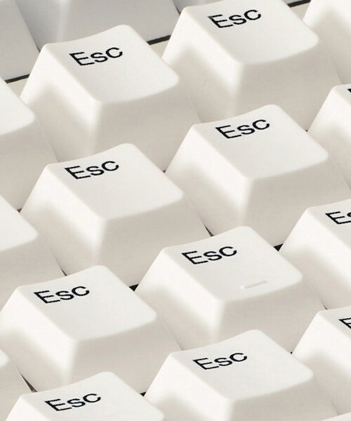 all-escape keyboard by william fort encourages us to break free from the digital world