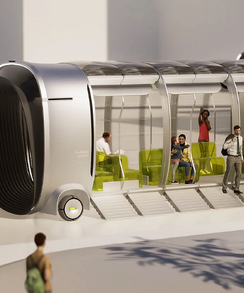 self-driving ‘bubblic’ public transport can shuttle mobile smart farms, deliveries or commuters