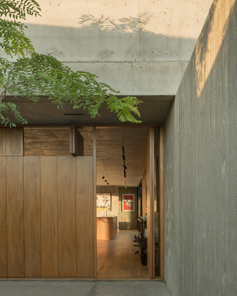 tectum arquitectura composes casa dos vigas, a house of concrete and glass in argentina