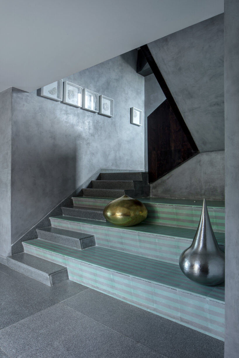 sona reddy animates brutalist home with breeze blocks and geometric openings in hyderabad