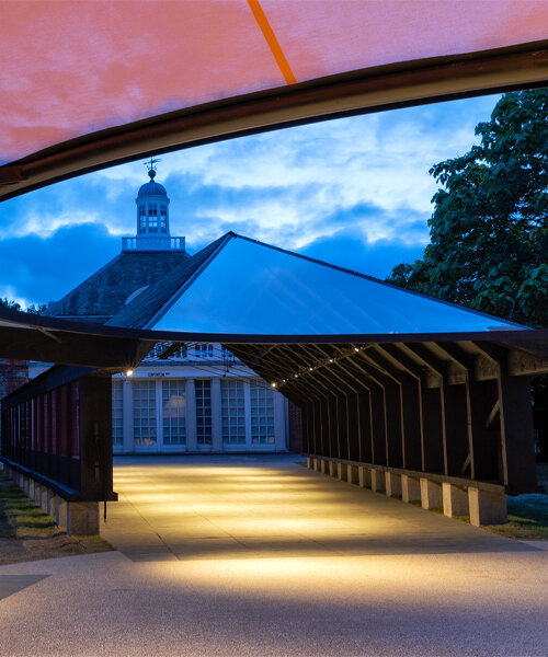 tracing the 2024 serpentine pavilion's evening glow through the lens of danica o. kus