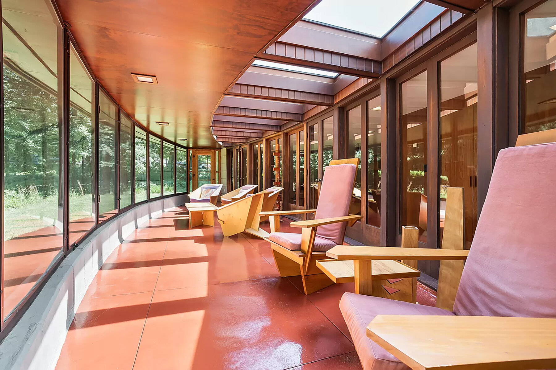 frank lloyd wright's 1950 winn house hits the market for $1.85M