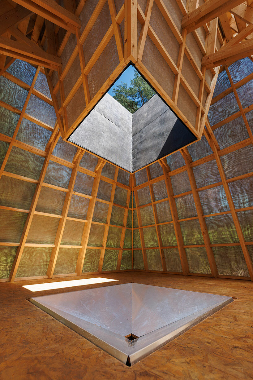 a trail of sculptural installations transforms french forest into forêt monumentale exhibition