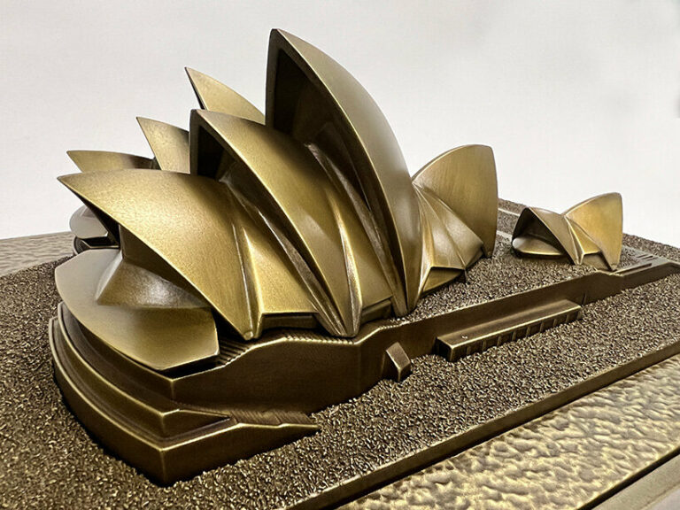 iconic sydney buildings come to life as brass-clad tactile maps by axolotl