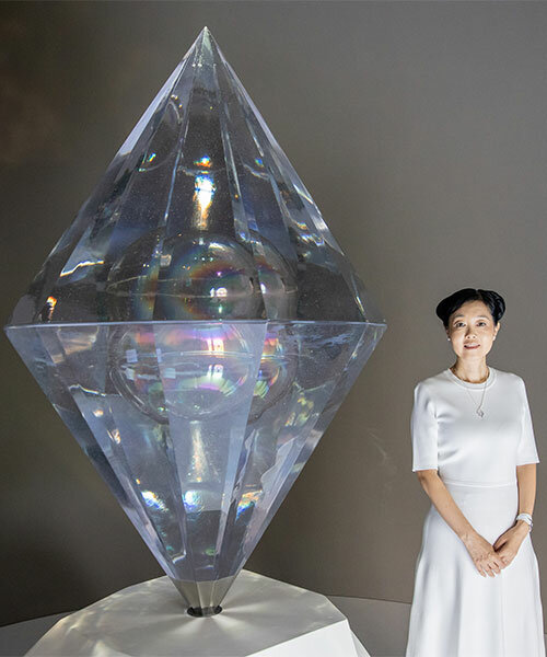 'spirituality has been a catalyst for evolution': mariko mori on her peace crystal in venice