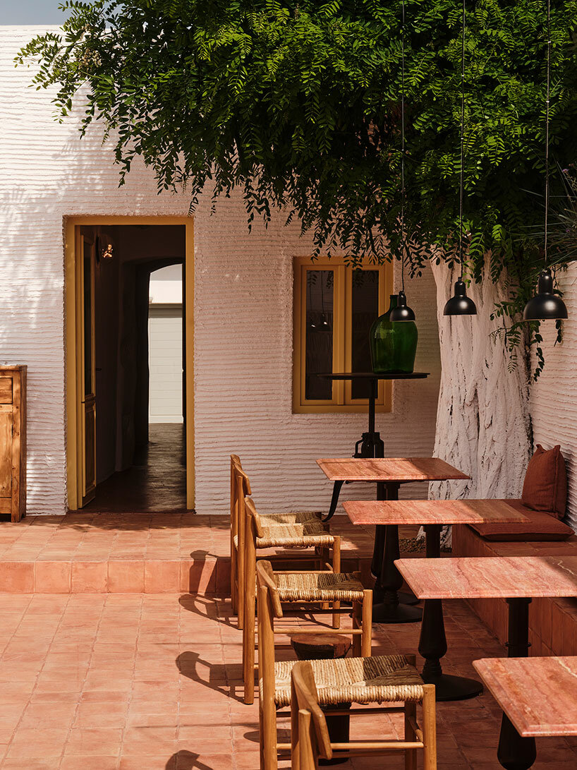 maison bardot gallery in antiparos, greece, blends cycladic architecture & mid-century design