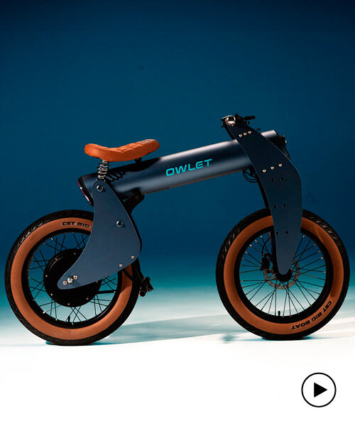 owlet's e-bike with aluminum body and customizable wheelbase ensures easy urban mobility